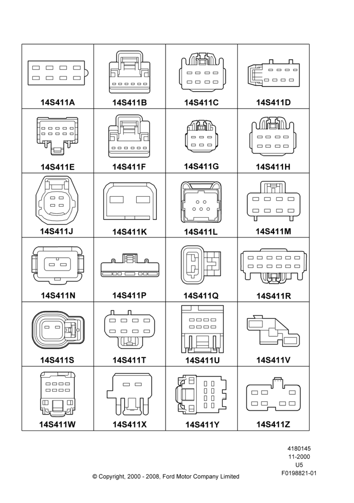 45B - Pigtail Wiring Kits, Page B, Switches; 13/NOV/2000-16/DEC/2010