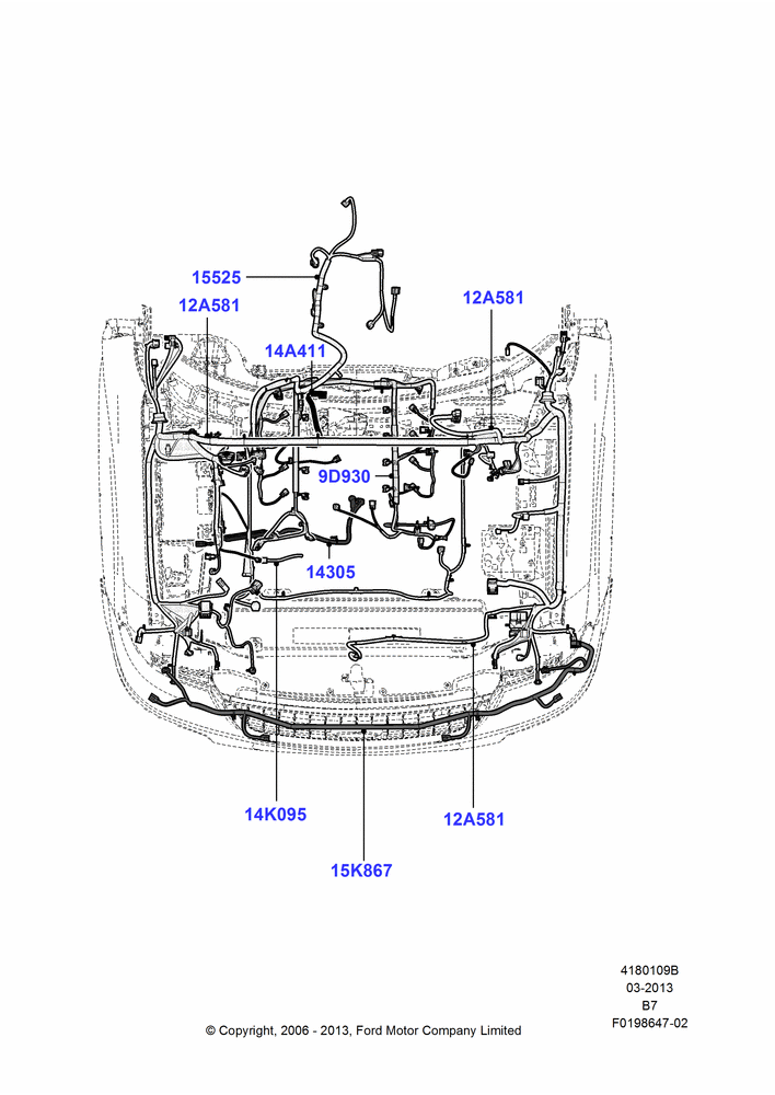 09B - Wiring - Engine And Transmission; 02/AUG/2006-11/AUG/2014