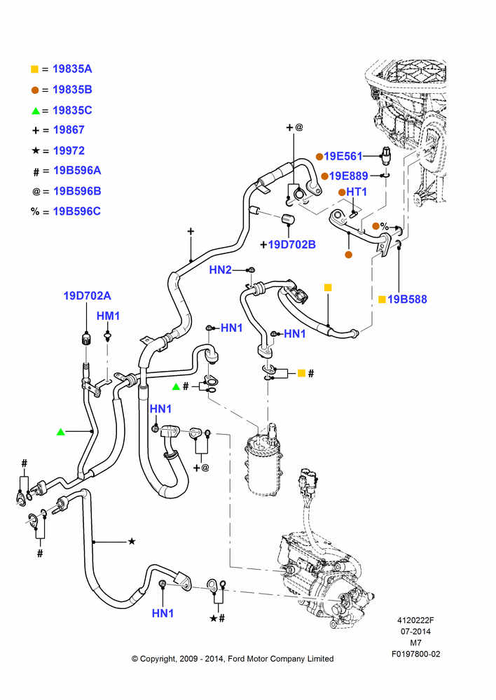 22F - Air Conditioning System, Gas/Electric Hybrid; 27/JUL/2009-29/APR/2012
