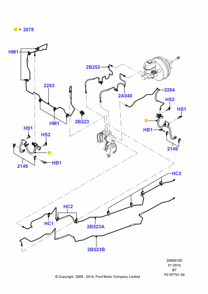 15D - FRONT BRAKE LINES; 29/JUN/2009-11/AUG/2014