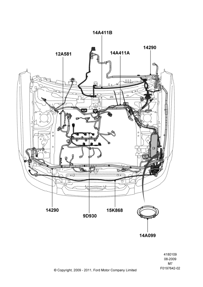 09E - Wiring - Engine And Transmission, 3.0L 4V OHC V6 Duratec 230HP; 27/JUL/2009-29/APR/2012