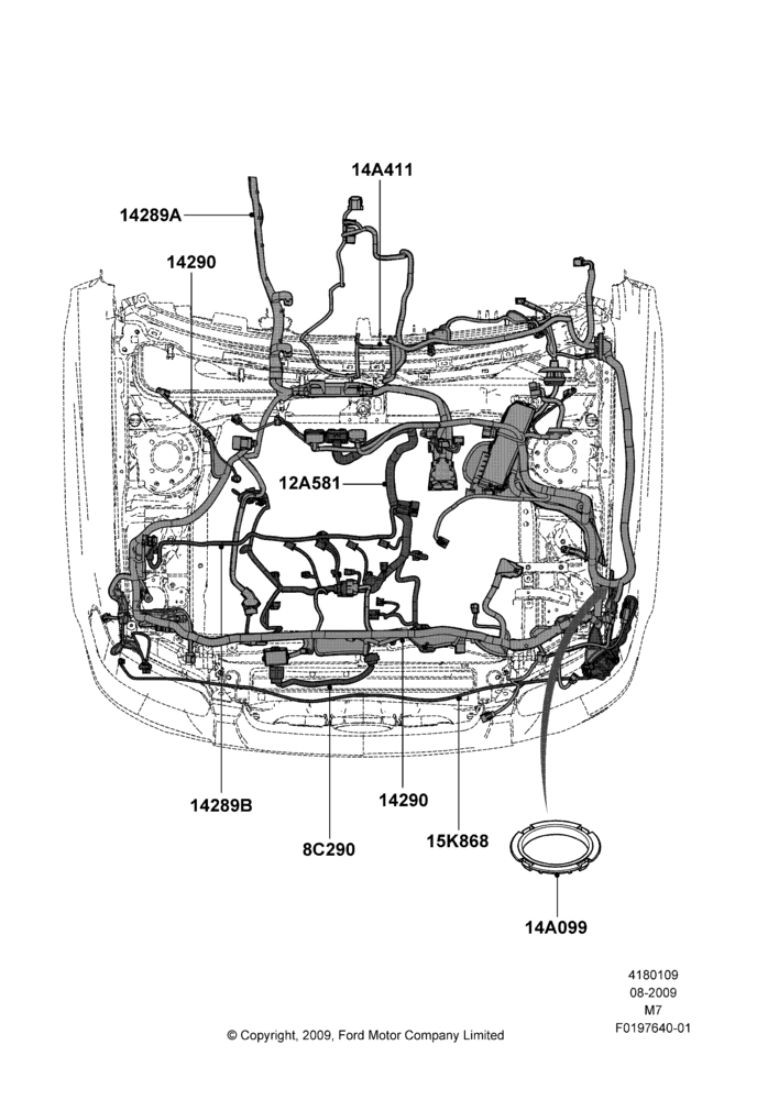 09C - Wiring - Engine And Transmission, 2.5L 4v PFI I4 Gas/Electric; 27/JUL/2009-29/APR/2012