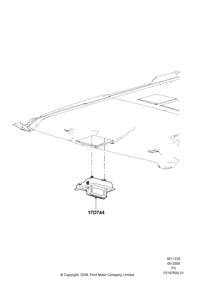 20XA - Console - Overhead, Accessory; 02/MAY/2008-29/FEB/2012