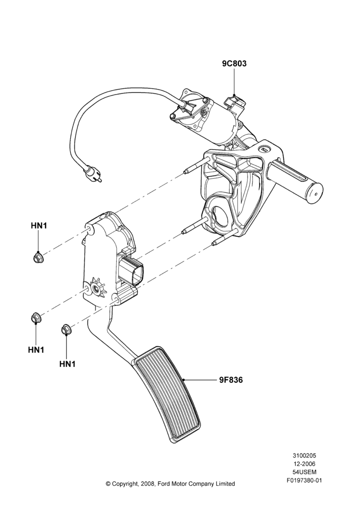 05G - Accelerator/Injection Pump Controls, 5.4L 3V V8; 18/DEC/2006-12/FEB/2010