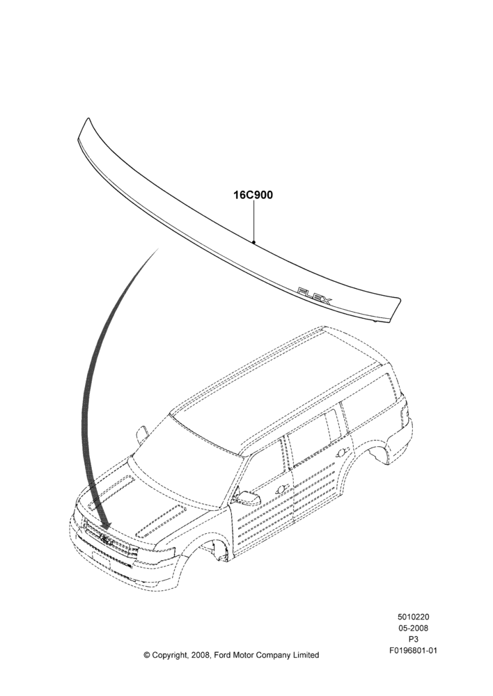 20XA - Hood and Related Parts, Accessory; 02/MAY/2008
