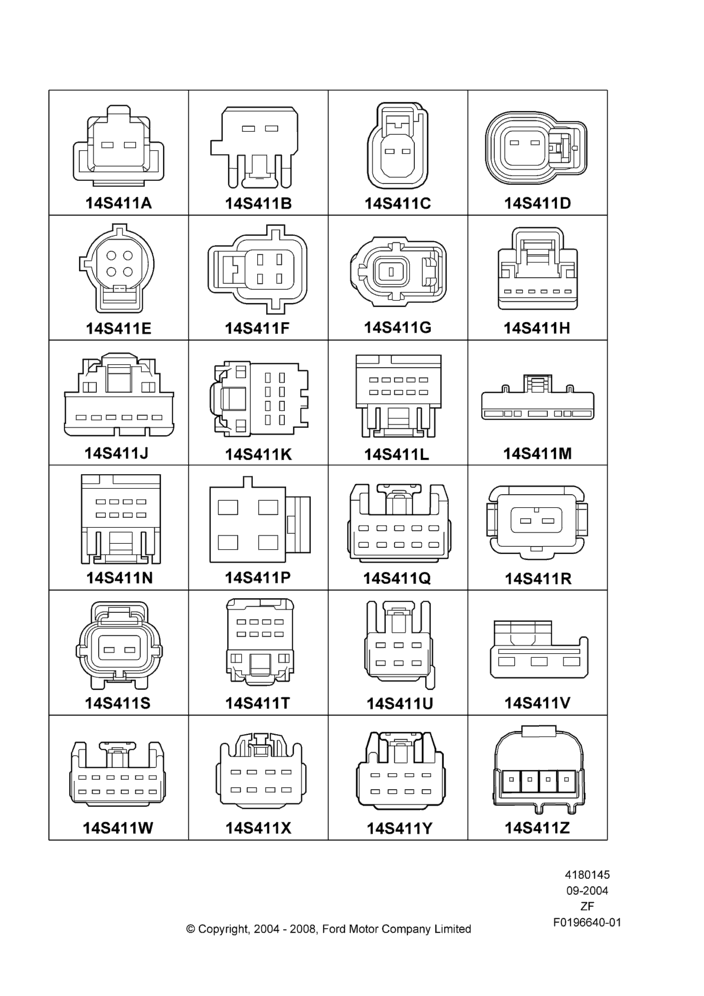 45AA - Pigtail Wiring Kits, Page A, Switches; 07/SEP/2004-22/MAR/2010