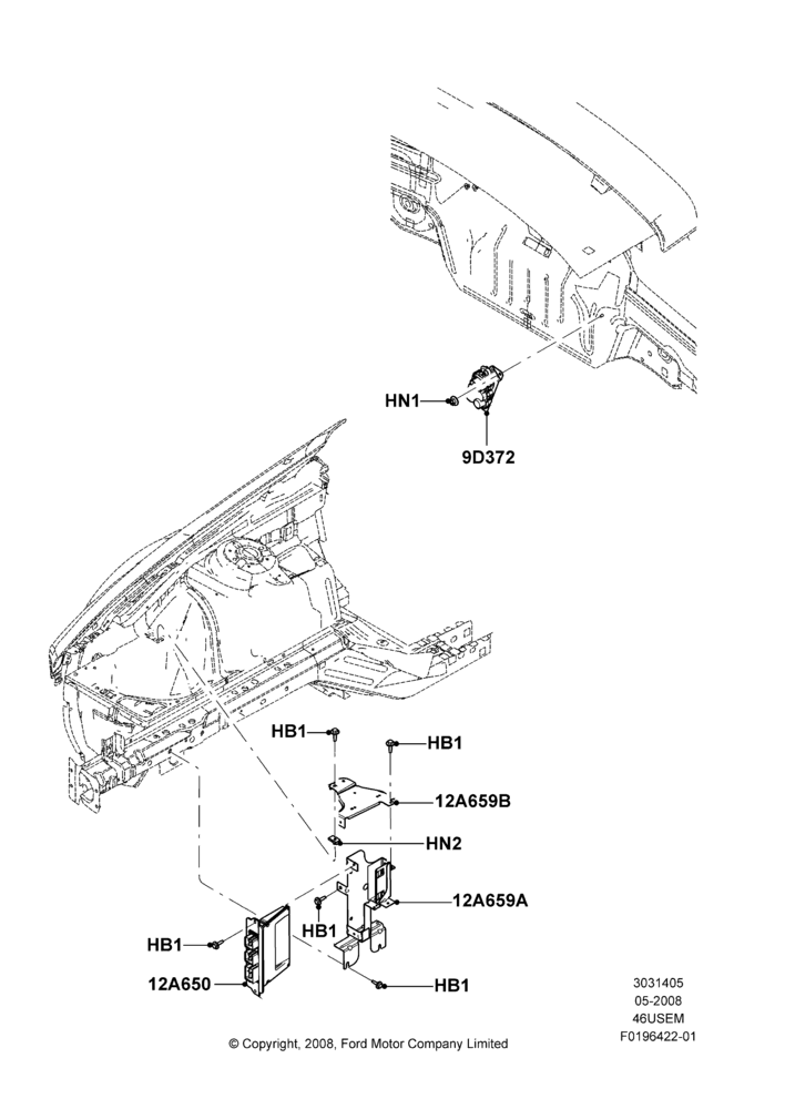 05C - Engine Modules and Sensors, (+)"CDN/MEX/USA", 4.6L 3V V8; 27/MAY/2008-22/MAR/2010