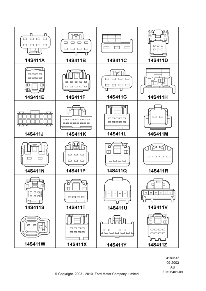 45B - Pigtail Wiring Kits, Page B, Switches; 04/SEP/2003-07/DEC/2010