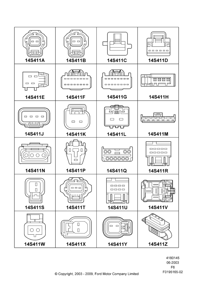 45GA - Pigtail Wiring Kits, Miscellaneous, Page A; 02/JUN/2003-06/JUL/2009