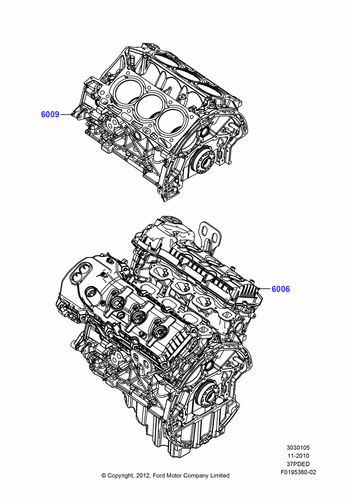 05B - Service Engine and Short Block, 3.7L 4V PFI V6 NA Gas; 03/NOV/2010-23/DEC/2014