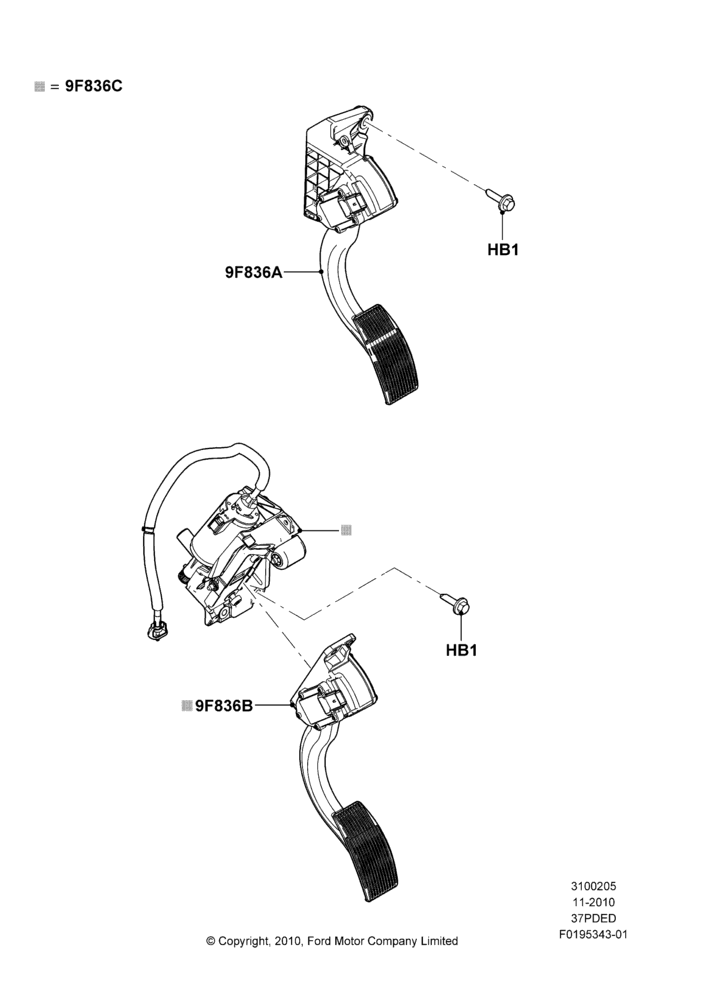 05B - Accelerator/Injection Pump Controls, 3.7L 4V PFI V6 NA Gas; 03/NOV/2010-23/DEC/2014