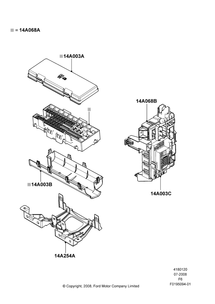 20C - Fuses, Holders and Circuit Breakers, Fuse panels and Relay panels; 18/AUG/2008-23/DEC/2014