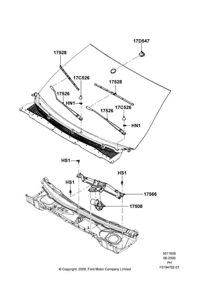 05 - Windshield Wiper; 15/JUN/2009-01/MAR/2019