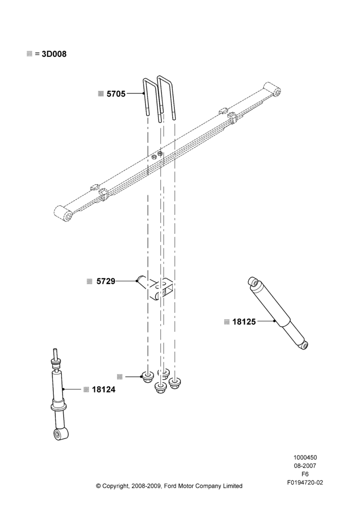 Chassis Kit, Accessory, Refer To The Installation Instructions Found Under Tech Specs At The Genuine Ford Accessory (GFA) Web Site, See Vehicle Restrictions And Modification Requirements, www.fordaccessoriesstore.com