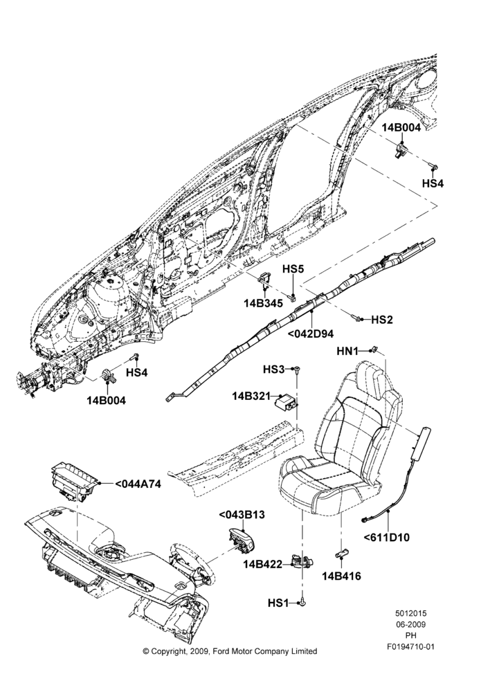 15 - Airbag System; 15/JUN/2009-01/MAR/2019