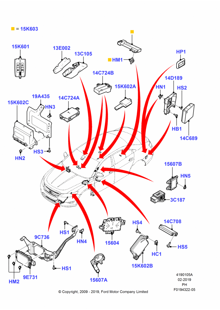 05A - Vehicle Modules and Sensors; 15/JUN/2009-06/FEB/2012