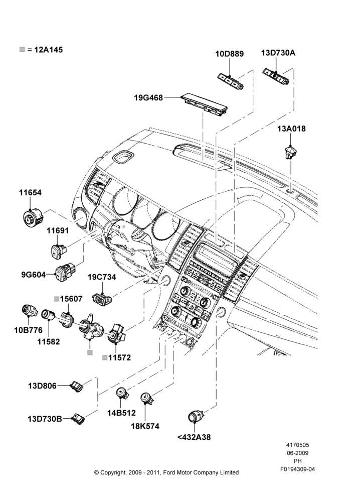 05 - Instrument Panel Related Parts; 15/JUN/2009-01/MAR/2019