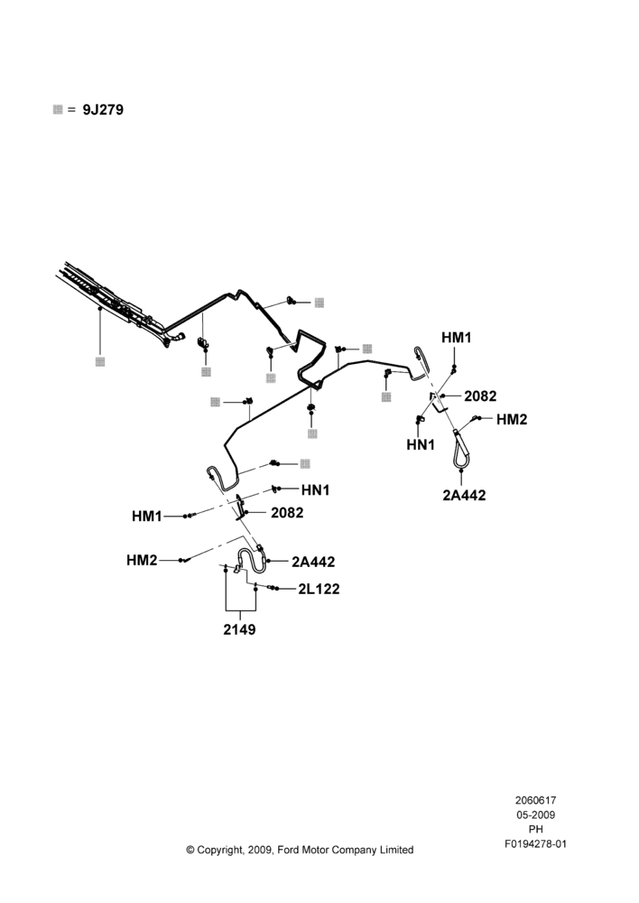 17 - REAR BRAKE LINES; 15/JUN/2009-01/MAR/2019