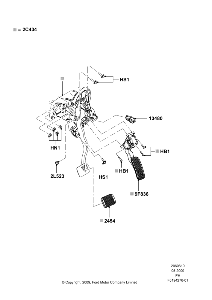 10 - Brake and Clutch Controls; 15/JUN/2009-01/MAR/2019