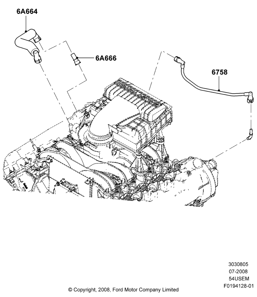 05G - Emission Control - Crankcase, 5.4L 3V V8; 15/SEP/2008-11/AUG/2014