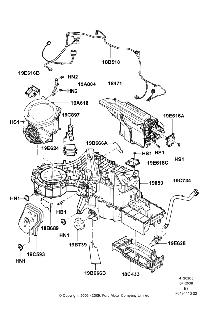 05J - Heater/Air Cond.External Components, HD ATC Air Conditioning; 15/SEP/2008-11/AUG/2014