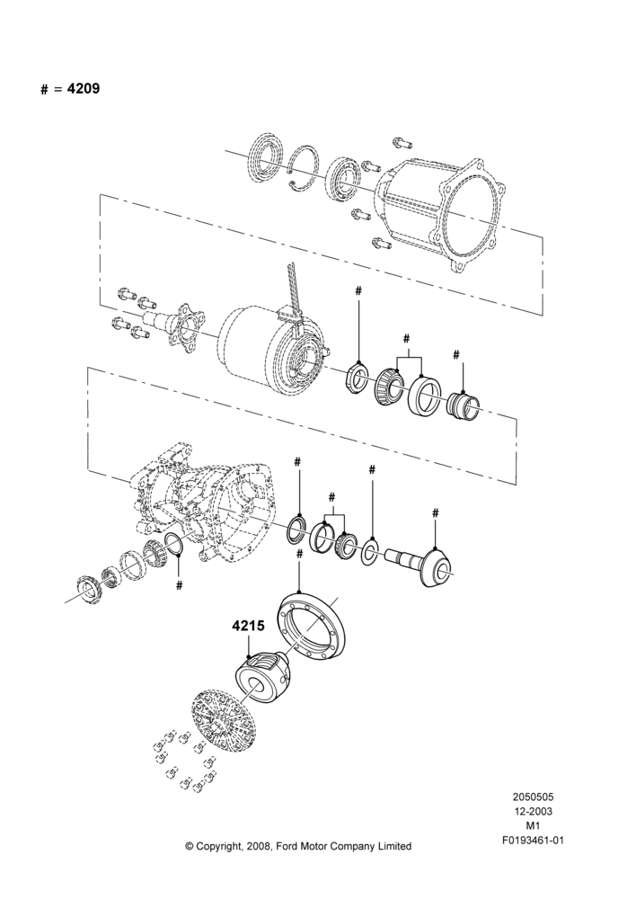 05B - Components - Rear Axle Diff & Carr., 4WD; 22/DEC/2003-01/MAY/2006