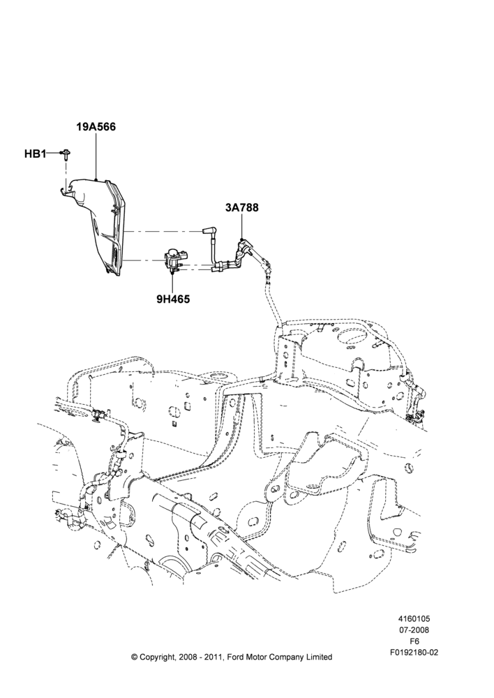 05 - Vacuum Lines, 4WD, All 8 Cylinder Gas Engines; 18/AUG/2008-06/JUL/2009