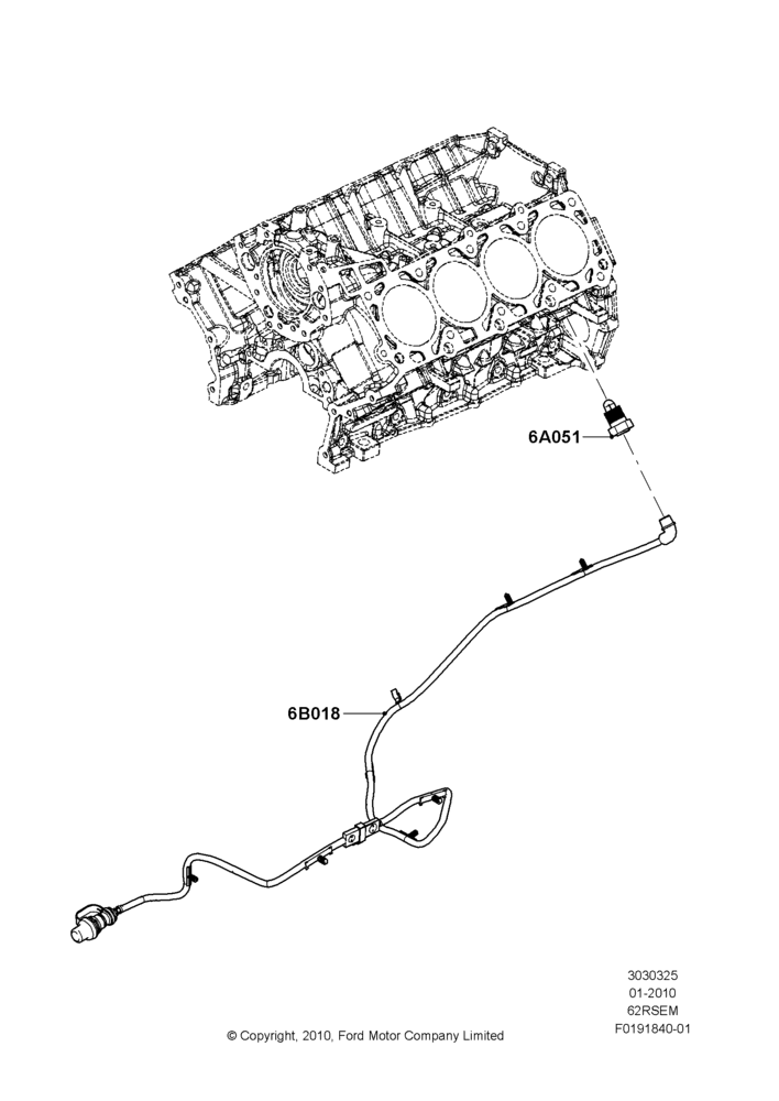 Engine Heater, 6.2L 16V OHC NA V8 Gas