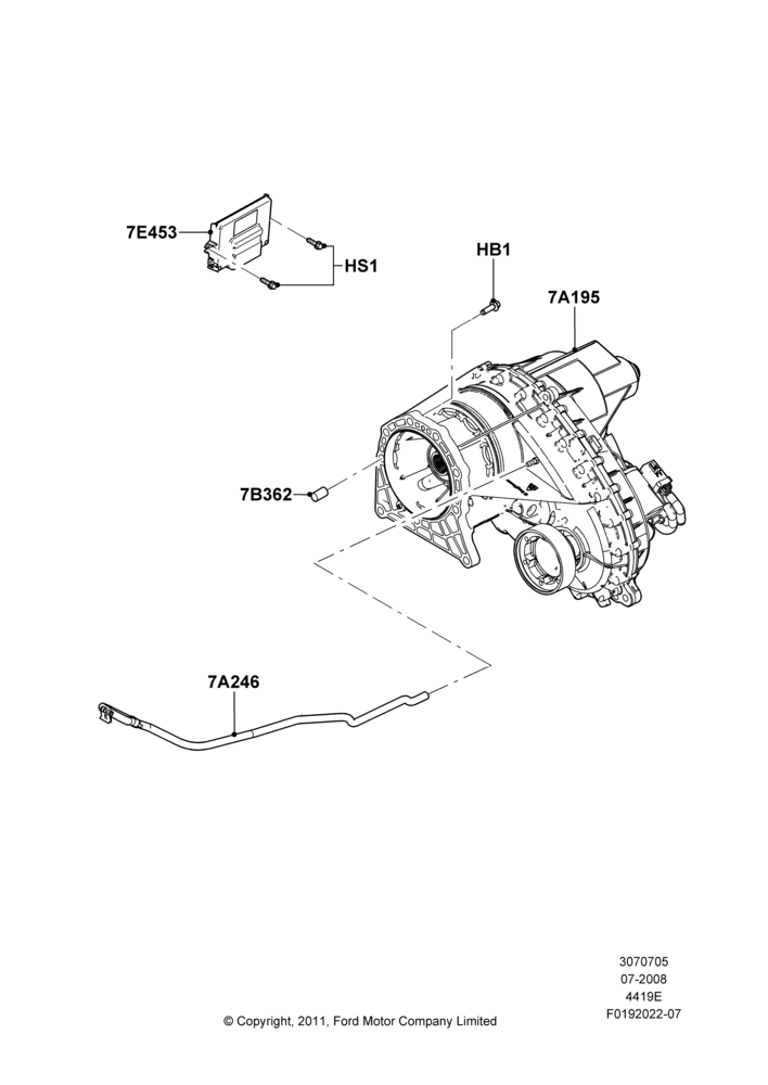 05A - Transfer Drive Case, With Electric Transfer Case; 18/AUG/2008-24/OCT/2011