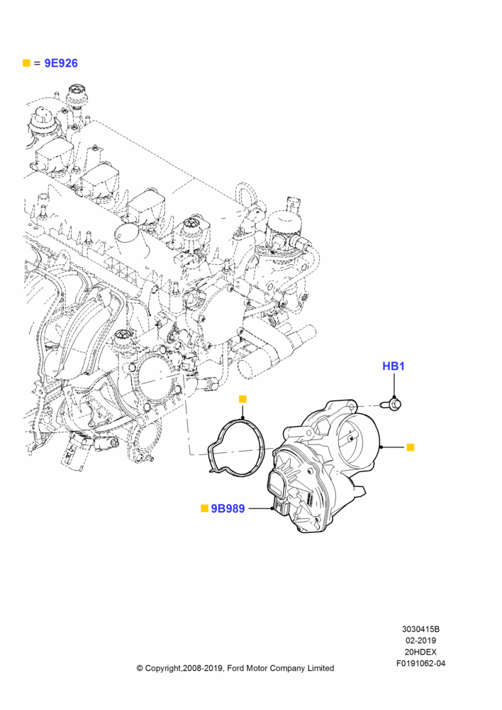 15B - Throttle Housing, 2.0L Duratec HE (137PS); 27/AUG/2007-07/DEC/2010