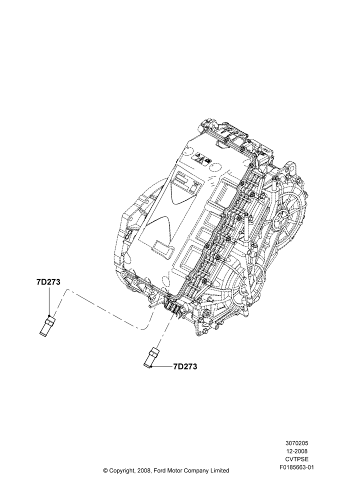 05A - Transmission Cooling Systems, CVT Auto Trans Powersplit Elec; 04/FEB/2009-29/JUL/2012