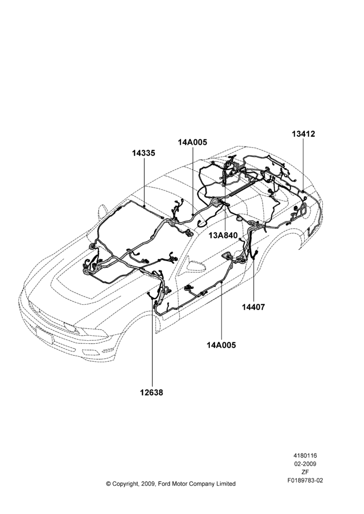 16F - Wiring - Body And Roof Console, Convertible; 26/FEB/2009-27/FEB/2012