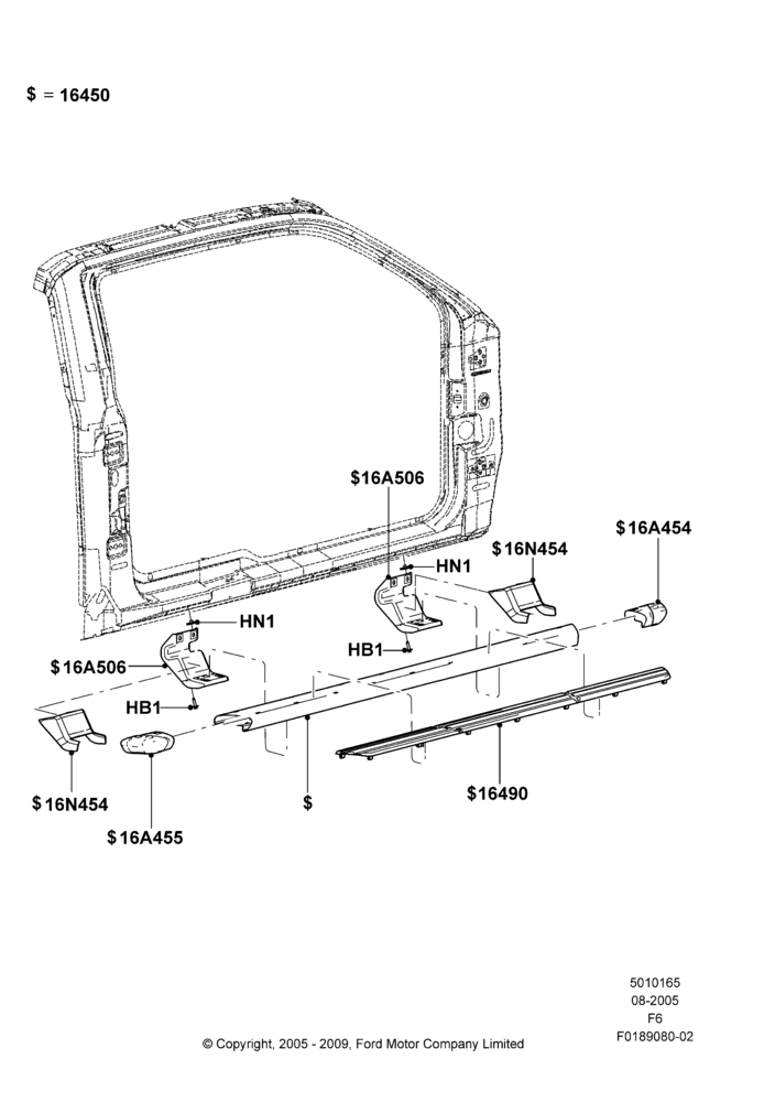 65Q - Running Boards/Side Steps, Super Cab, With Stainless Steel Running Boards; 08/AUG/2005-23/DEC/2014