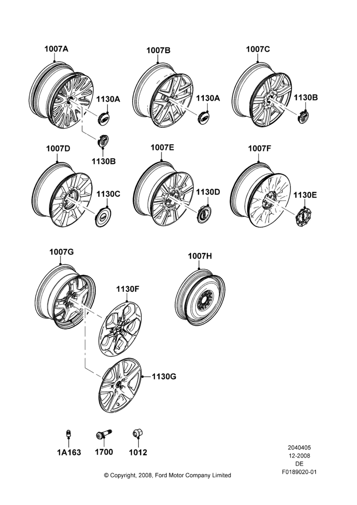 05F - Wheels, With 17" Wheels; 04/FEB/2009-26/JUL/2010