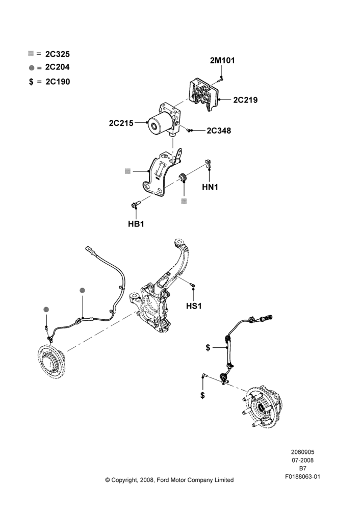 05F - Anti-Lock Braking System, Less Roll Stability Control; 15/SEP/2008-23/AUG/2012