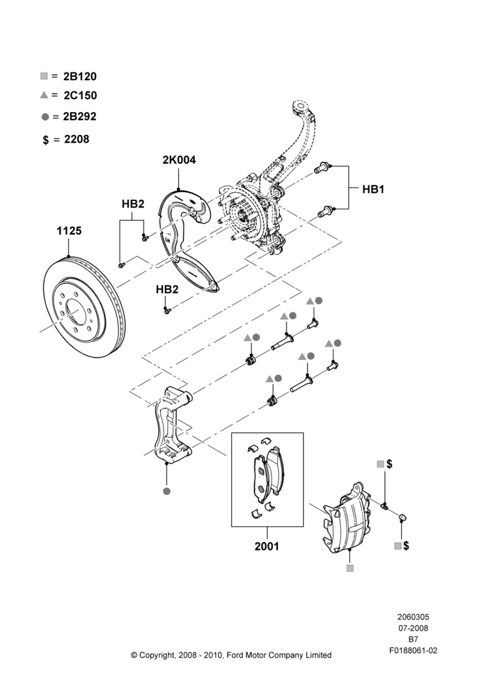 05D - Front Brake Discs and Calipers; 29/JUN/2009-30/JUN/2017