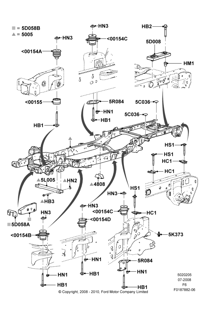 Chassis Frame, Super Cab