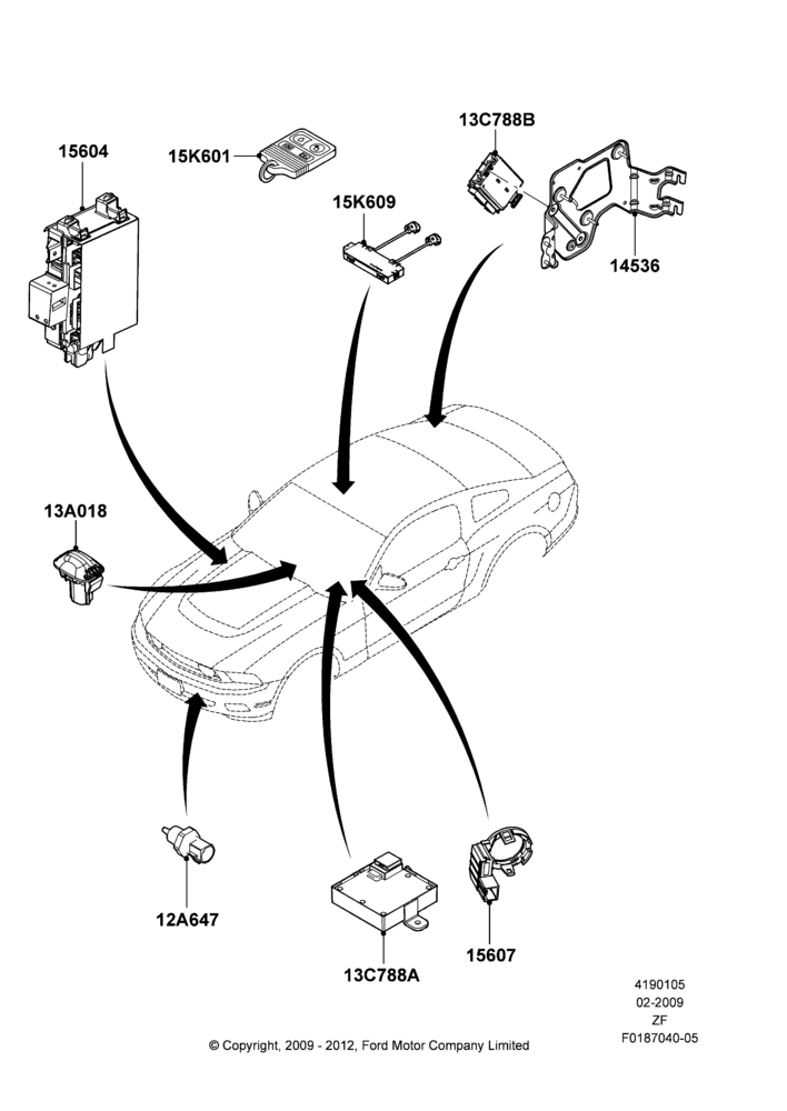 05D - Vehicle Modules and Sensors, Base, GT; 26/FEB/2009-27/JUN/2014