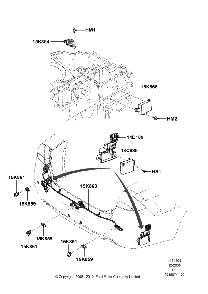 05E - Parking Distance Control, Mercury Division Derivative; 04/FEB/2009-29/JUL/2012