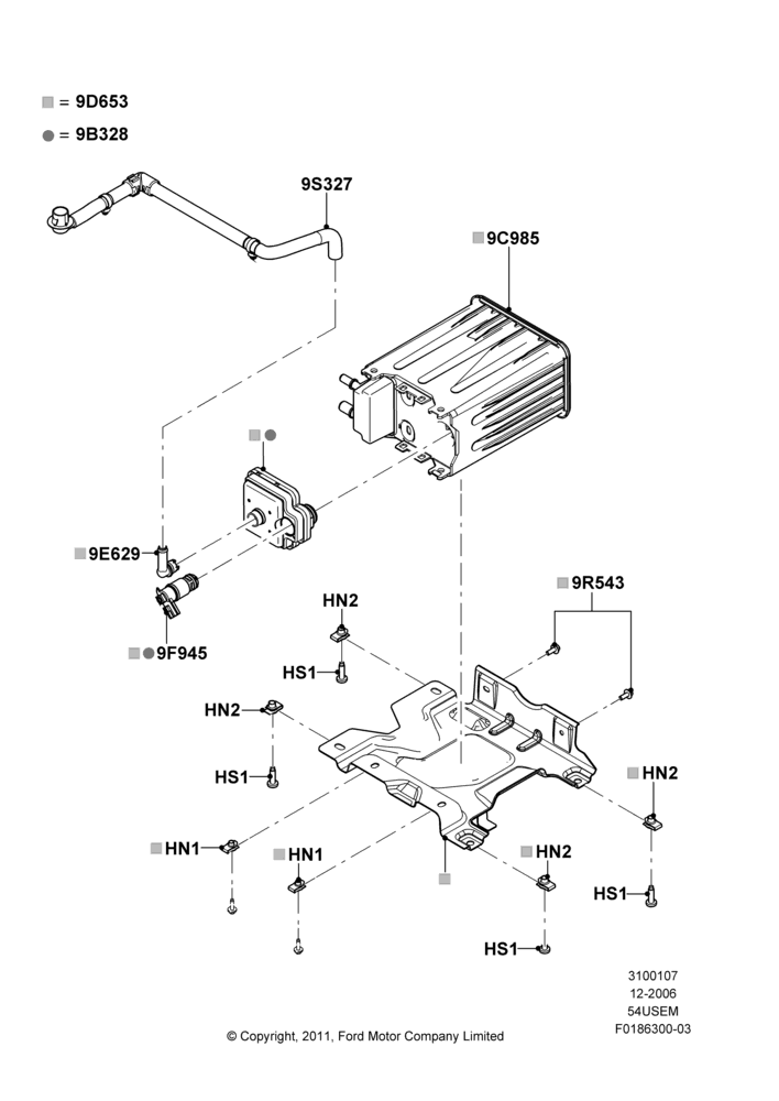 07F - Fuel Vapour System, 5.4L 3V V8, Wide Frame (Pickup), With Mid-Ship Fuel Tank; 18/DEC/2006-16/SEP/2008