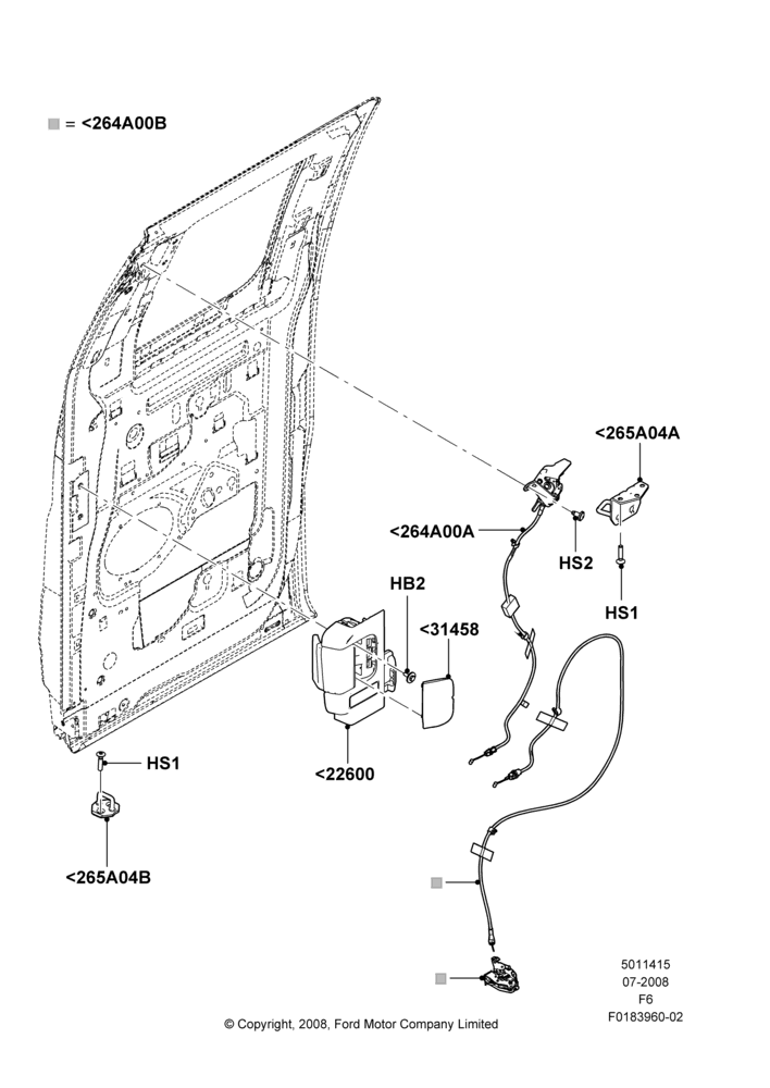 15J - Rear Door Lock Controls, Super Cab; 18/AUG/2008-23/DEC/2014