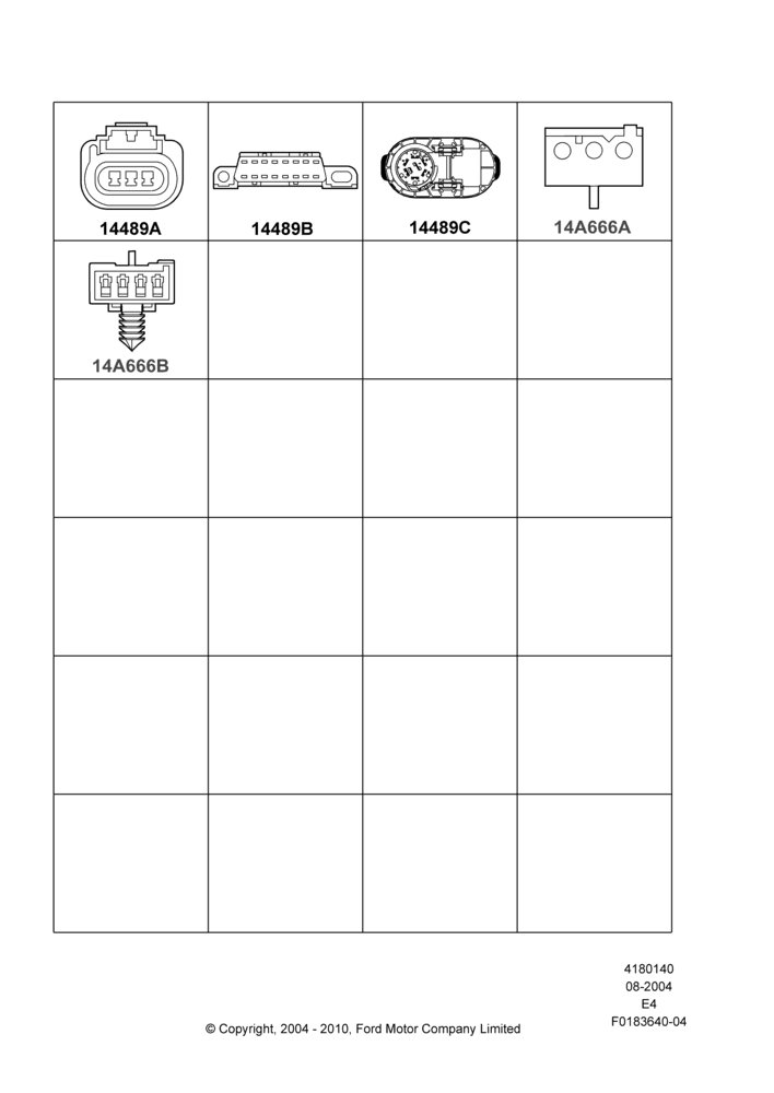 40C - Wiring Connectors, Page C; 02/AUG/2004