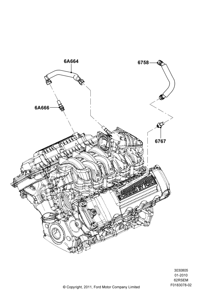 05A - Emission Control - Crankcase, 6.2L 16V OHC NA V8 Gas; 01/FEB/2010-23/DEC/2014