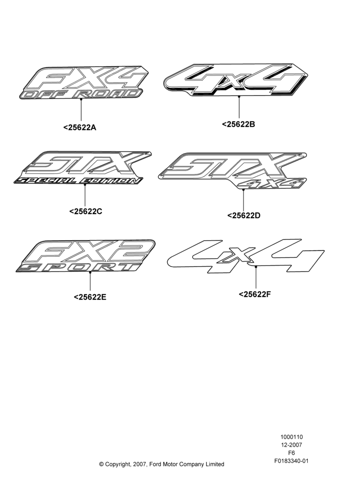 10D - Decals, Appearance; 03/DEC/2007-18/AUG/2008