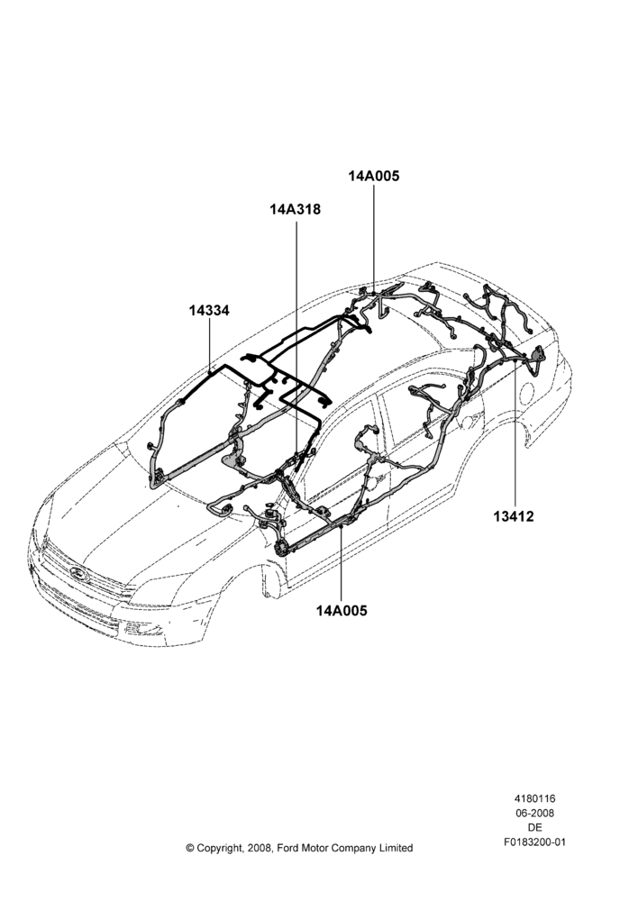 16K - Wiring - Body And Roof Console, Ford Division Derivative; 02/JUN/2008-04/FEB/2009