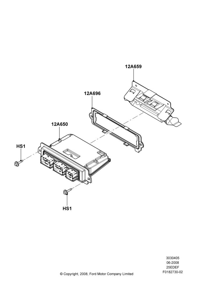 05A - Engine Modules and Sensors, 2.5L 4v PFI I4 Gas/Electric; 23/JUN/2008-29/APR/2012