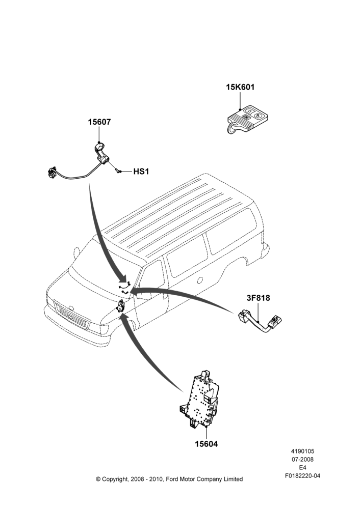 05C - Vehicle Modules and Sensors; 18/AUG/2008