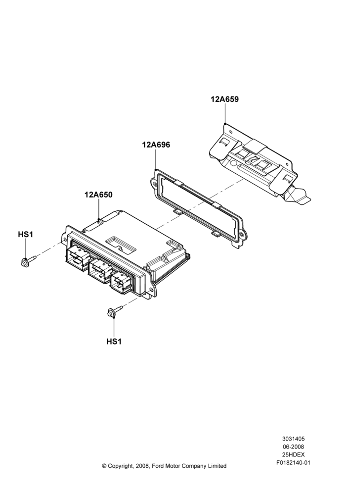 05A - Engine Modules and Sensors, (+) North American Markets, 2.5L Duratec (110kW/150PS); 23/JUN/2008-29/APR/2012