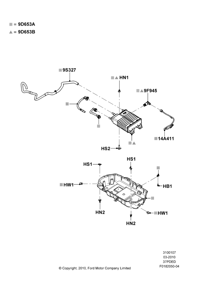 07B - Fuel Vapour System, 3.7L 4V PFI V6 NA Gas; 22/MAR/2010-27/JUN/2014
