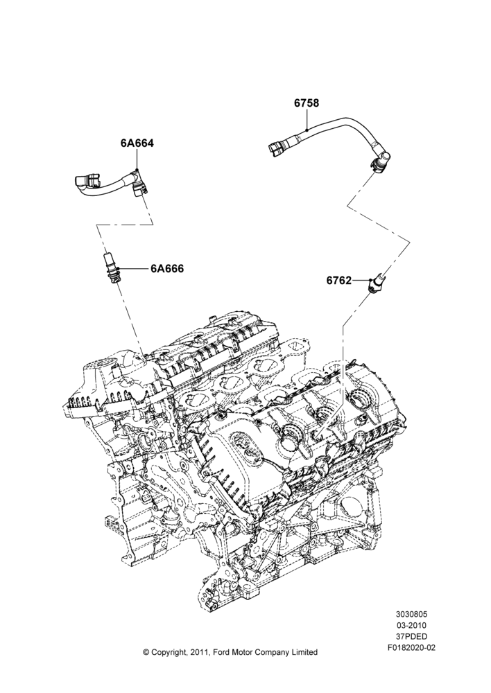 05B - Emission Control - Crankcase, 3.7L 4V PFI V6 NA Gas; 22/MAR/2010-27/JUN/2014